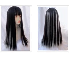 Harajuku fashion mixed color long wig KF81564