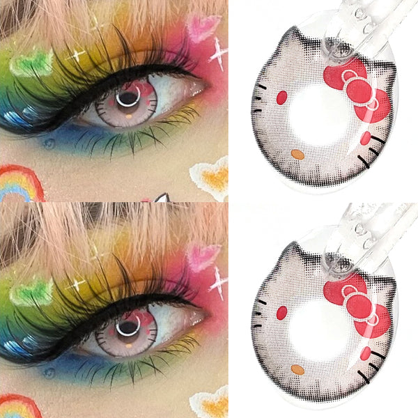 PINK COLORED CONTACT LENSES    KF83501