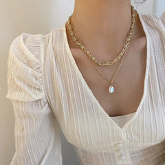 Vintage pearl necklace (three pieces) KF82070