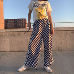Harajuku plaid pants KF90152