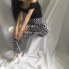 Harajuku plaid pants KF90152