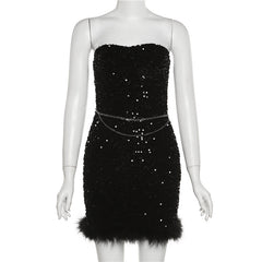 sexy backless dress  KF82899