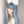 Sky Blue Long Straight Wig  KF82147