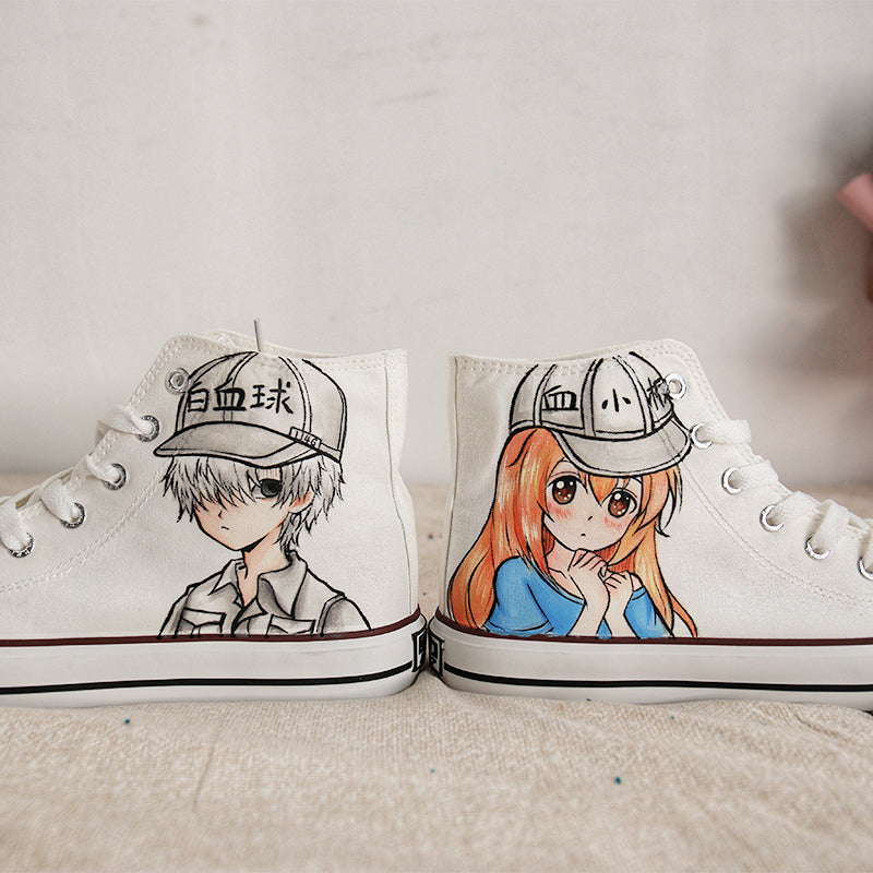 Cells at Work hand-painted shoes  KF7019