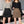 Black Drawstring Pleated Skirt  KF50136