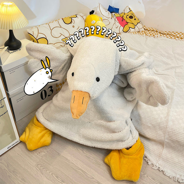 Big White Duck One Piece Pajamas  KF83090
