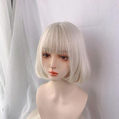 Fashion daily light gold short wig KF81570
