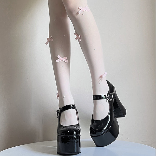 Lolita Mary Jane high heels  KF83288