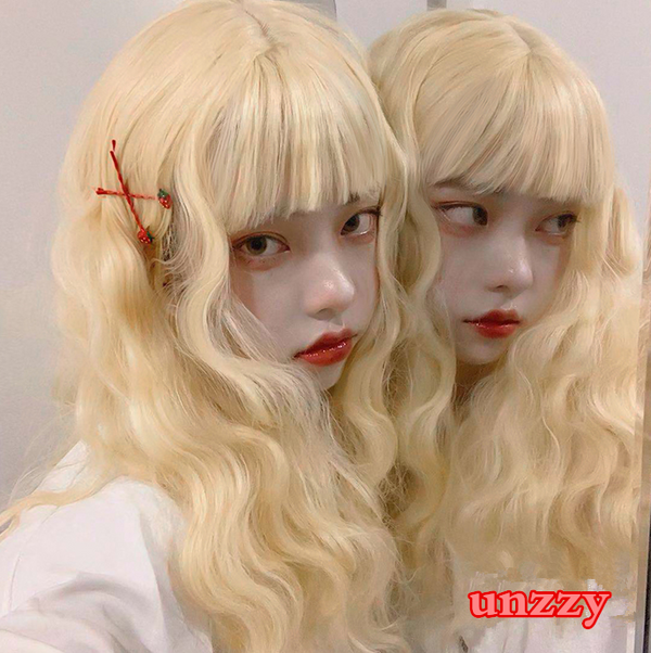 Blonde wig  KF81123