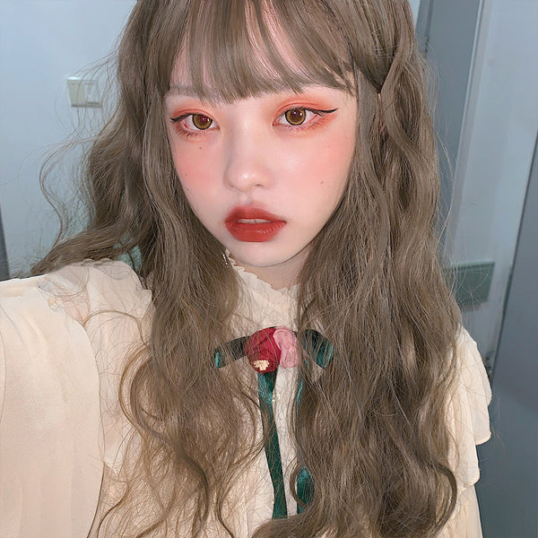 Cute long roll wig  KF80054