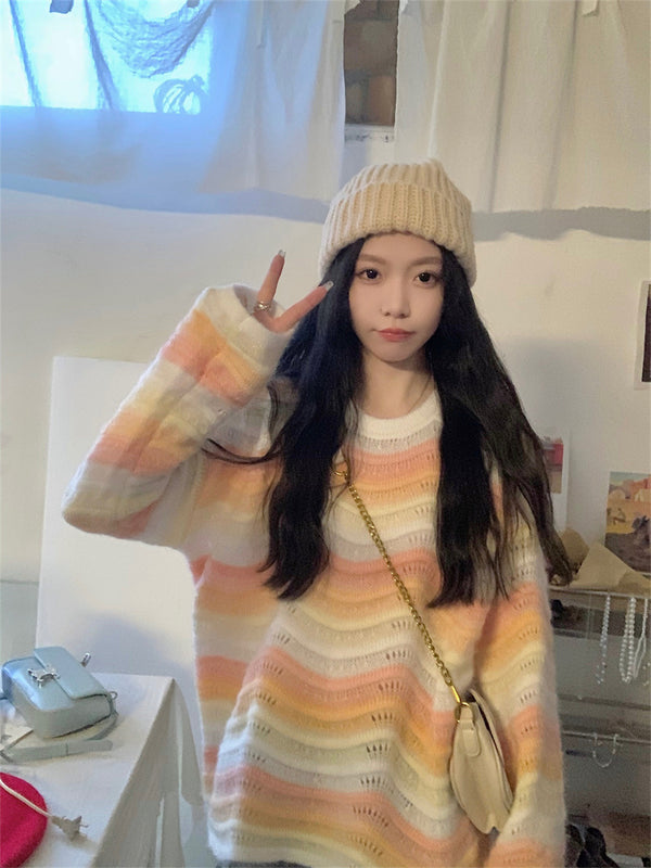 Cute Long Sleeve Sweater KF82955