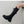 black long barrel boots  KF2246