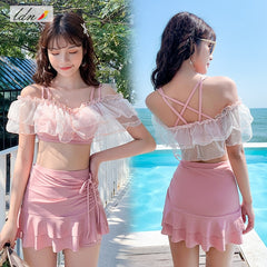Pink Two Piece Swimsuit  KF82661