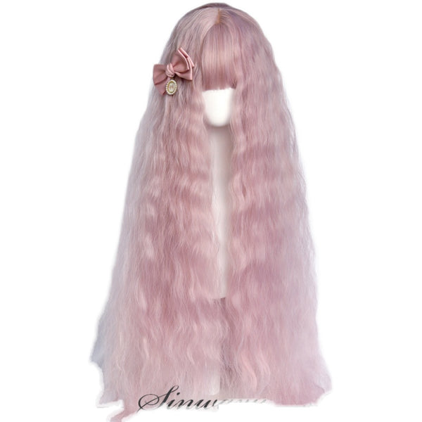 LOLITA PINK  CURLY HAIR  KF83469