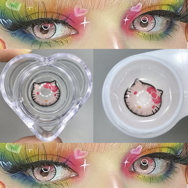 PINK COLORED CONTACT LENSES    KF83501