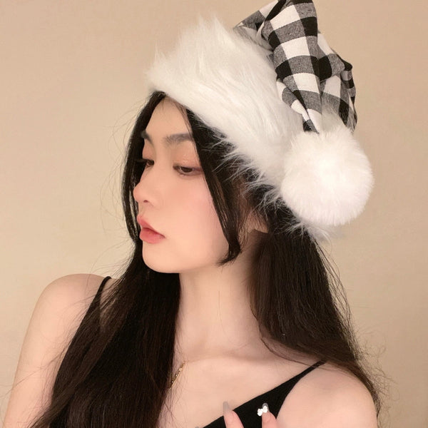 christmas plush hat  KF81551