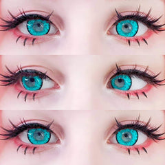LIGHT BLUE CONTACT LENS (TWO PIECE) KF21311