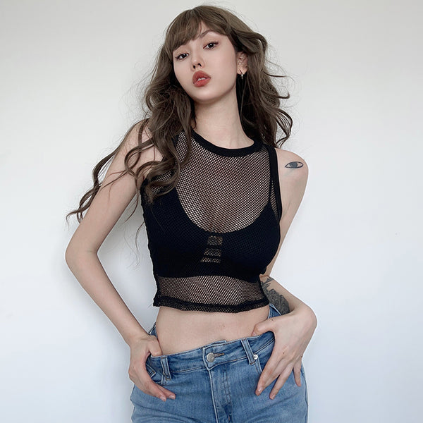 OPENWORK MESH TOP KF2238