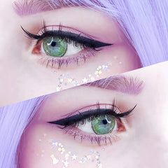COSPLAY COLORFUL GREEN(TWO PIECES)CONTACTS LENS KF20762
