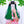 Green long roll wig KF90448