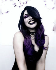 Purple gradient wig KF90172