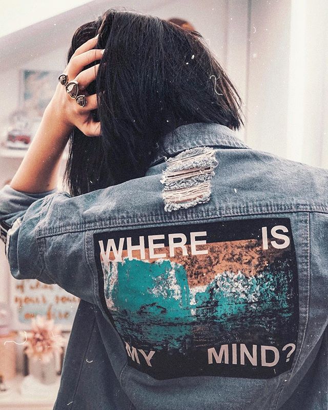 "Where Is My Mind" Ripped Jacket KF2204