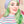 Big wave green wig KF90498