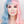 Blue powder Harajuku wig KF25001