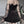 Dark black dress KF81329