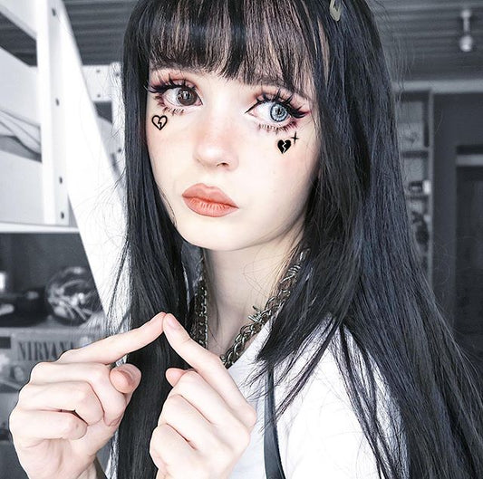 Harajuku long roll wig KF90119