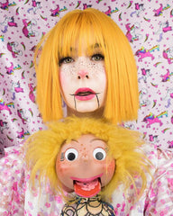 yellow harajuku wig  KF8403