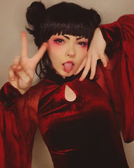 Punk cheongsam KF9385