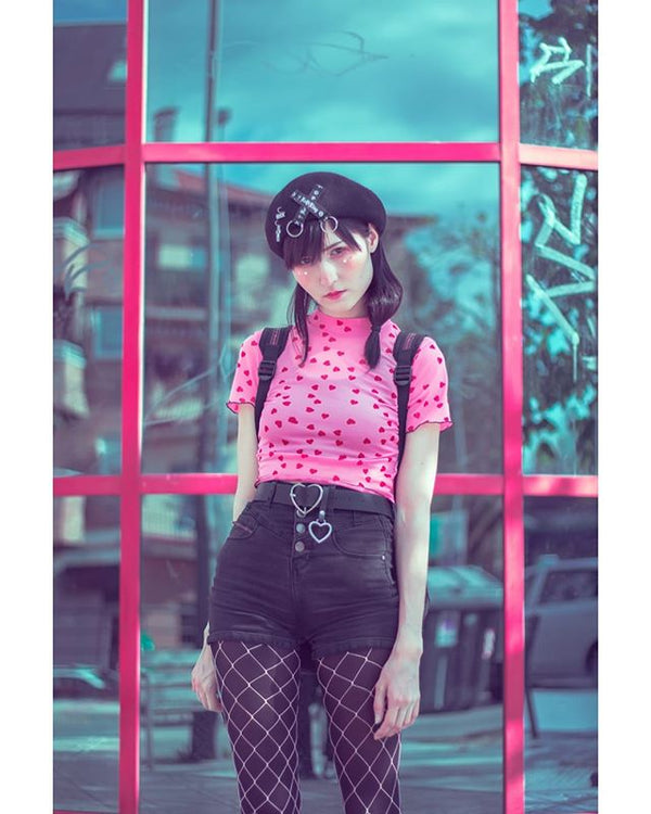 Love heart t-shirt KF90485
