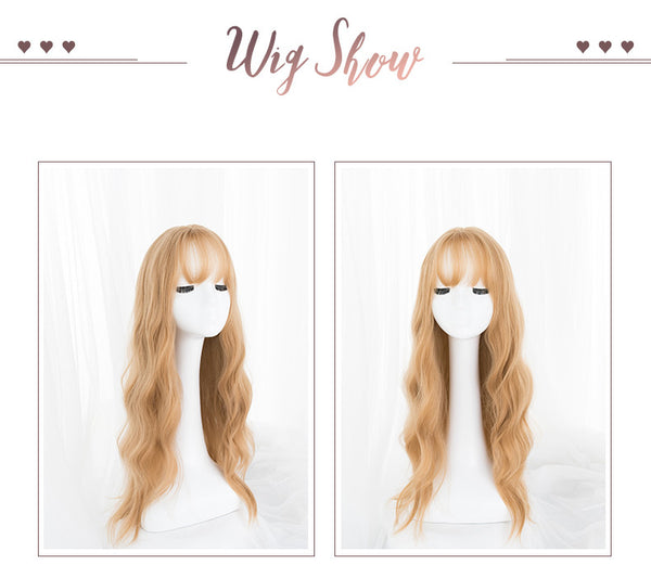 CREAM GRADIENT WIG KF42135