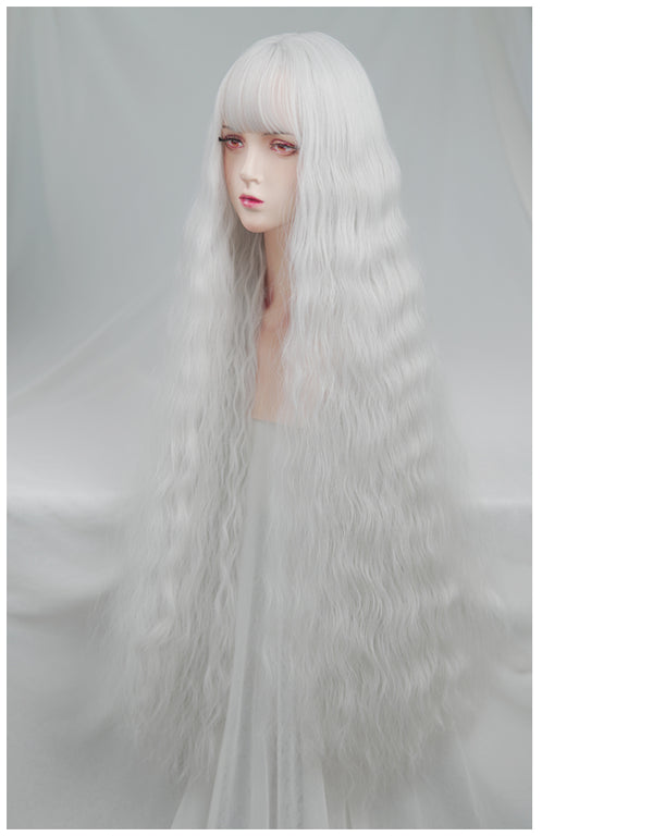 LOLITA WHITE CURLY HAIR  KF83468