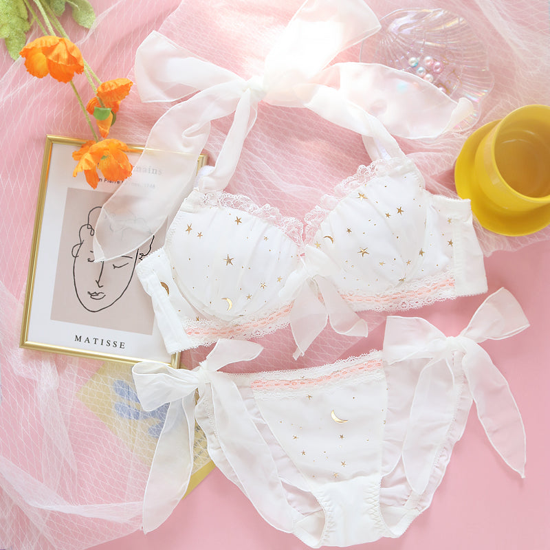 Cute starry sky print underwear set  KF83304