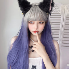 Lolita Gradient Long Straight Wig  KF82904