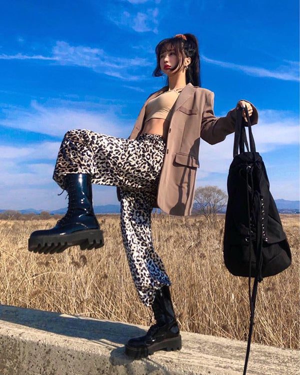 Harajuku Leopard Pants KF9551