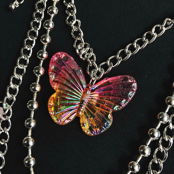 BUTTERFLY NECKLACE  kf83457