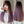 Three-color long straight gradient wig  KF82518