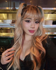 Fashion wave curls wig  KF81150