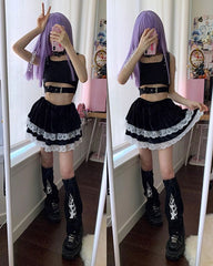Purple wig KF7511