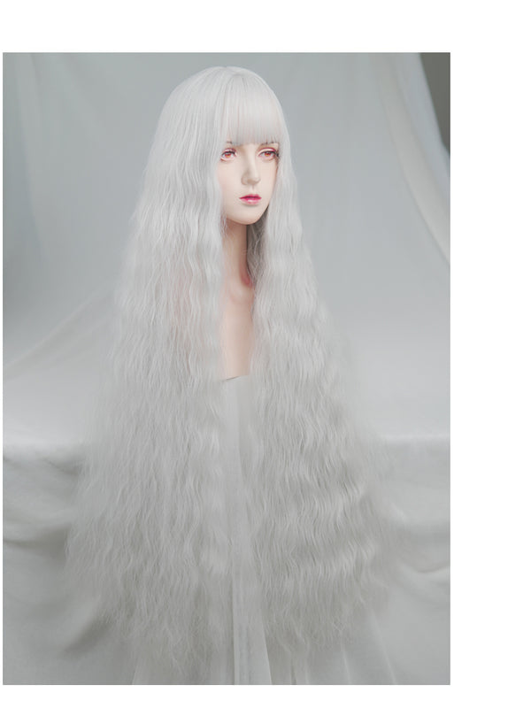 LOLITA WHITE CURLY HAIR  KF83468