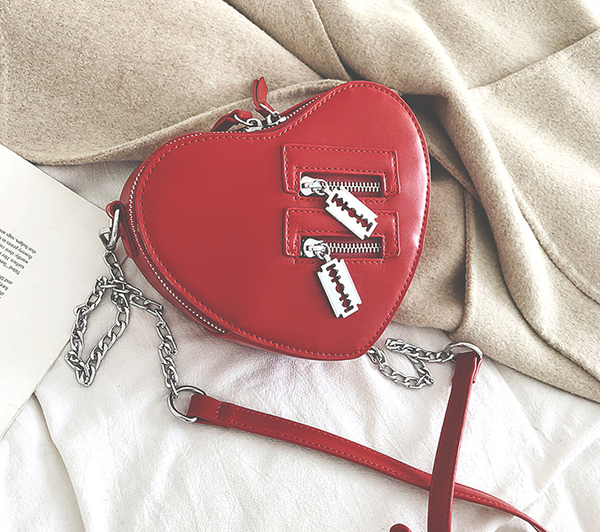 Heart  PU bag KF81005