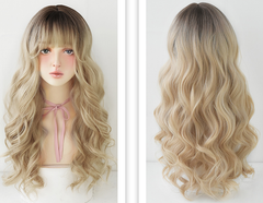 Fashion wave curls wig  KF81150