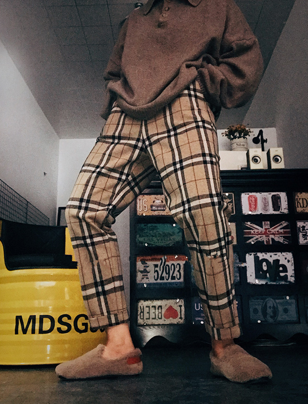 Harajuku Plaid pants  KF81114