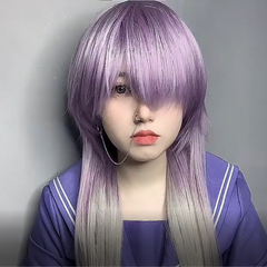 Harajuku purple wig KF82546