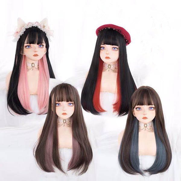 Long straight wig KF81413