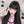 Black long straight wig KF81944