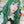 Dark green long roll wig KF9494